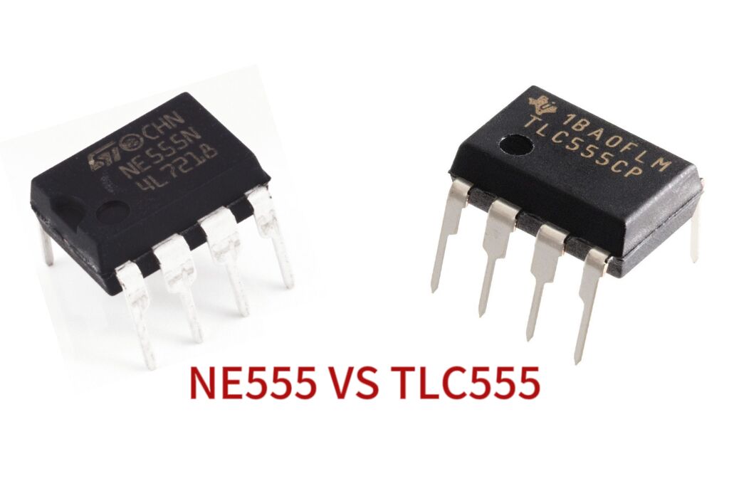 The difference between NE555 and TLC555