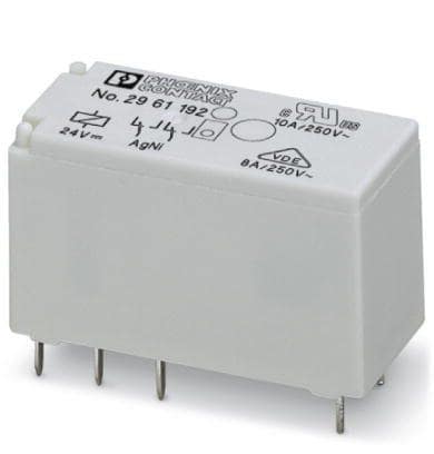 PHOENIX CONTACTS PLC-BSC-24UC/21-21 Relay Socket with 29-61-192 Relay