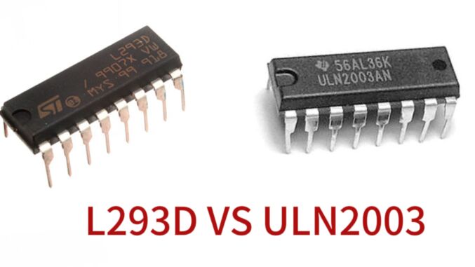 Comparison between L293D and ULN2003