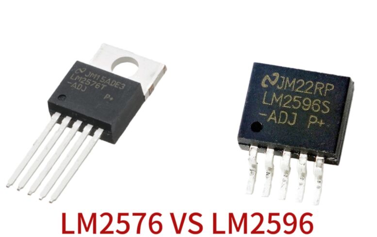 Differences between LM2576 and LM2596