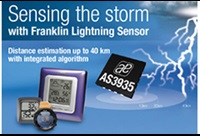 AS3935 Franklin Lightning Sensor