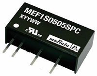 MEF1 Series Isolated 1 W Regulated Single-Output D