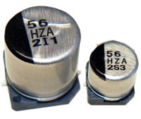 HZA Hybrid Polymer-Aluminum Capacitors