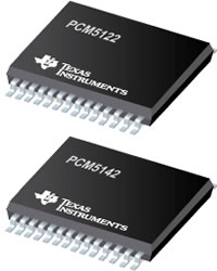 PCM5122/PCM5142 Audio Stereo DACs