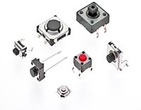 Tactile Switches in Various Size Configurations, P