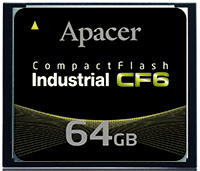 Industrial CF 6 CompactFlash