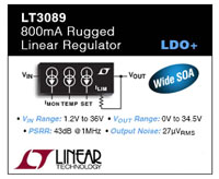 LT3088 and LT3089 800 mA, Rugged Linear Regulators