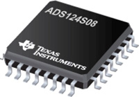 ADS124S08 Analog-to-Digital Converter (ADC)