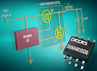 DMNH4015SSDQ and DMTH6016LSDQ Dual MOSFETs