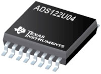 ADS122U04 24-Bit, Analog-to-Digital Converter (ADC