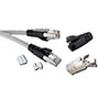 RJ45 Modular Plugs for Large Diameter CAT6a Horizo