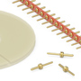 Low-Profile Removable Carriers for Male PCB Pins a