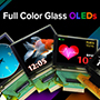 Full-Color OLED Glass Display